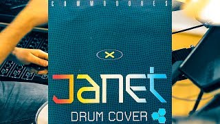 Commodores - &quot;Janet&quot;.  🎧 DRUM COVER ⬢ SIMMONS SDS 8 ⬢
