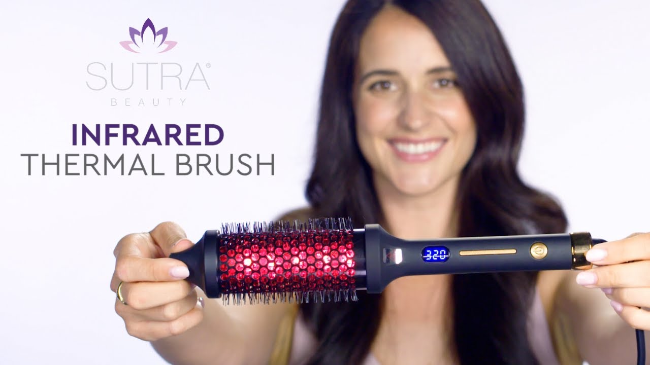 SUTRA infrared thermal brush infraraudonųjų spindulių plaukų formuotuvas