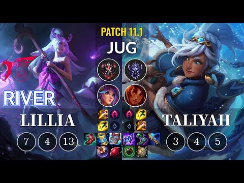 TLN River Lillia vs Taliyah Jungle - KR Patch 11.1