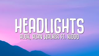 Alok, Alan Walker - Headlights (Lyrics) ft. KIDDO