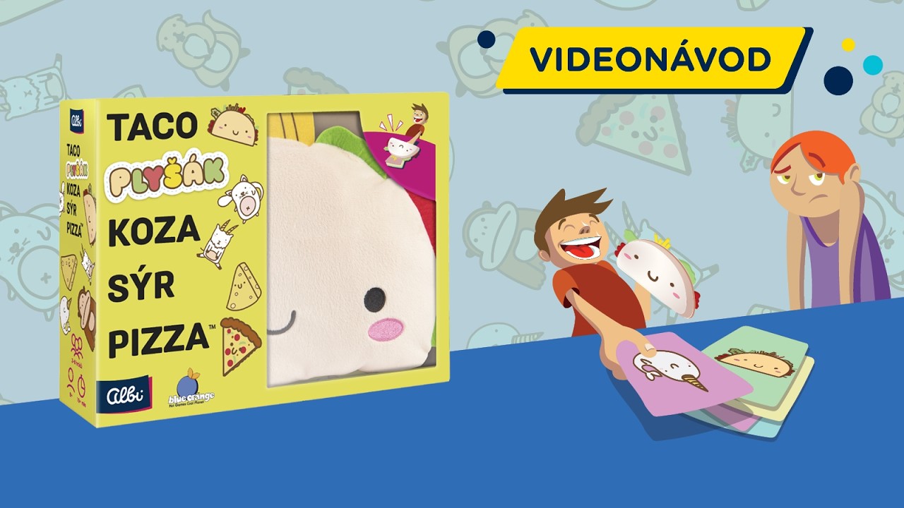 Taco, plyšák, koza, sýr, pizza - videonávod