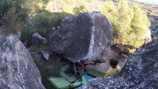 Video thumbnail: Problem 5 (Albagés - El Turonet), 6b+. El Cogul