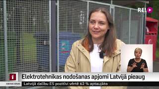 Elektrotehnikas nodošanas apjomi Latvijā pieaug