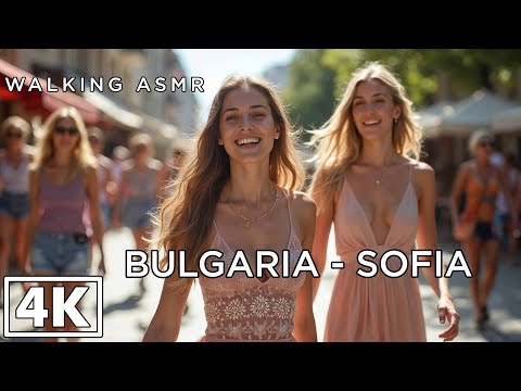 SOFIA 2025 [4K] | From City Streets to NDK | ASMR Walking Tour in the Capital of Bulgaria