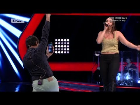 The Voice of Greece 4 - Blind Audition - WHOLE LOTTA LOVE - Andry Lagiou