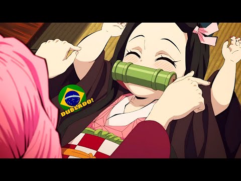 🇧🇷 MITSURI SENDO FOFINHA COM A NEZUKO É MUITO BOM 🤣 Dublado