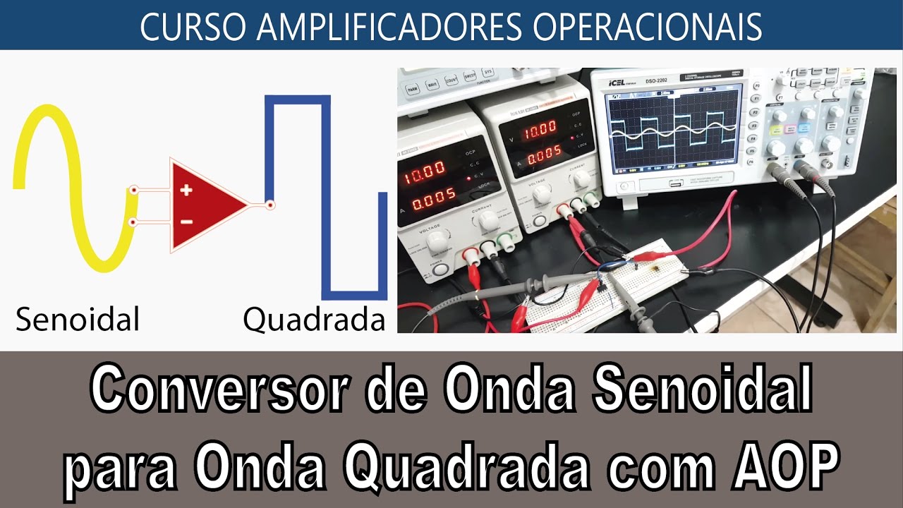 #38 Transformando Onda Senoidal em Quadrada com AOP