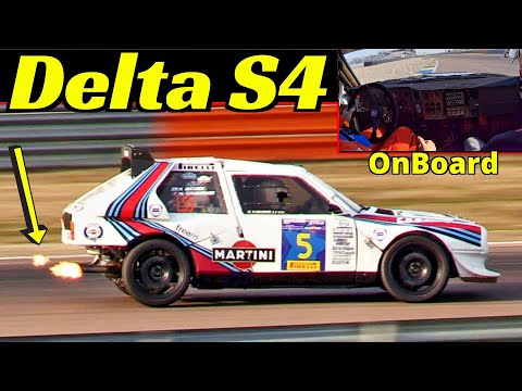 Lancia Delta S4 Group B MONSTER driven by Marco Gramenzi - EPIC Supercharged + Turbocharged Sound!