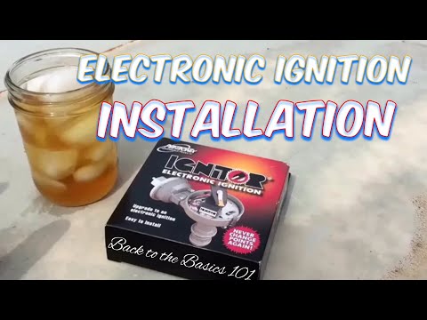 Detailed electric ignition installation