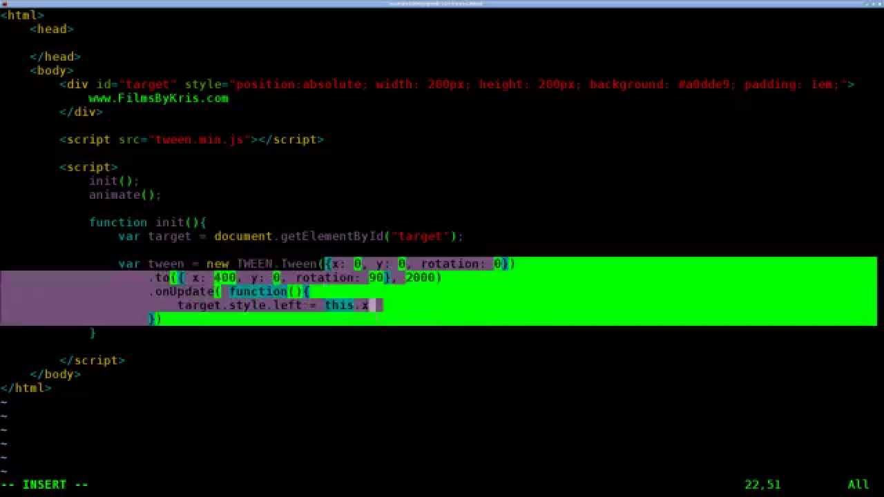 First Look at Tween Animations for ThreeJS with JavaScript Tutorial