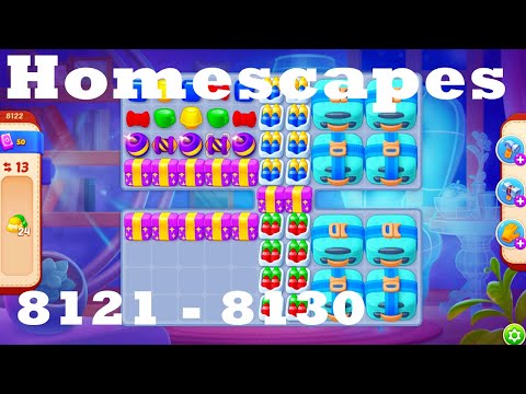 Homescapes Level 8121 - 8130 HD Walkthrough | 3 - match game | gameplay | android | ios | pc | app
