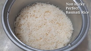 How to Cook  Perfect Basmati rice in Rice Cooker /Tips to make perfect non sticky basmati rice