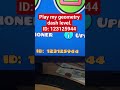 Play my geometry dash level.ID: 123125944 #geometrydash #level #play #shorts