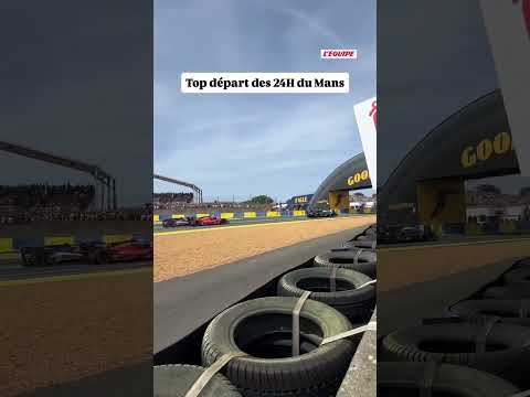 🏁🚩 Top départ des 24 Heures du Mans, à suivre en direct sur la chaine L’Équipe #lemans #wec #shorts