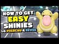 How To Get EASY SHINY POKEMON In Lets Go Pikachu And Eevee Best Shiny Hunting Guide