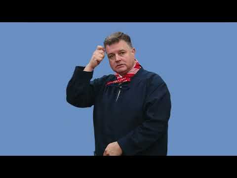 Oeteldonks gebaar voor "Hofstationschef" (via gebarencentrum.nl)