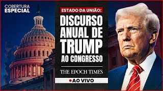🔴 AO VIVO: Trump faz discurso anual do "Estado da União" ao Congresso dos EUA | Tradução simultânea