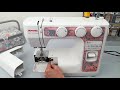 Швейная машина Janome Anna белый-розовый - Видео