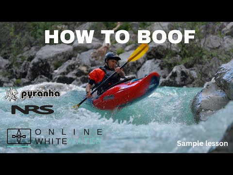 How to boof a kayak- A full sample lesson from our Online White Water Skills Course.
