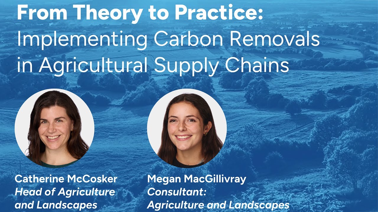 3Keel Webinar: Implementing Carbon Removals in Agricultural Supply Chains