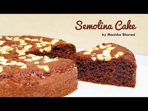 Semolina Chocolate CakeRawa CakeSuji Cake recipe – No Butter|No Oil Eggless Sooji Cake