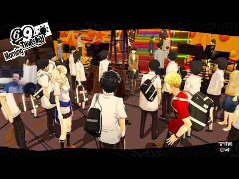 Persona 5 playthrough pt119 - Field Trip! TV Studio Visit