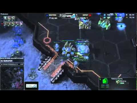 SC2 NightEnD vs Impact PvZ Game 2 IEM 2014 European Qualifier StarCraft 2 Heart of The Swarm