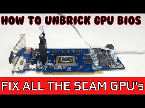 How To Unbrick GPU & MOTHERBOARD BIOS | CH341A Tutorial