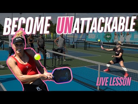 Become unattackable at the kitchen line in pickleball