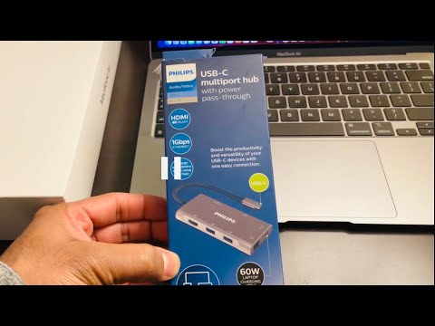 Philips USB C Multiport hub with power Pas through