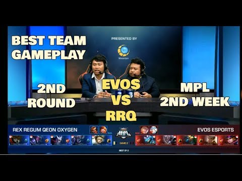 RRQ vs EVOS MPL 2nd WEEK ROUND 2 .BEST EPIC COMEBACK MOMENT! [MOBILE LEGENDS]