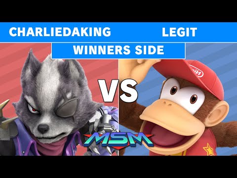 MSM 193 Charliedaking (Wolf) vs ONCE | Legit (Diddy kong) Winners Pools - Smash Ultimate