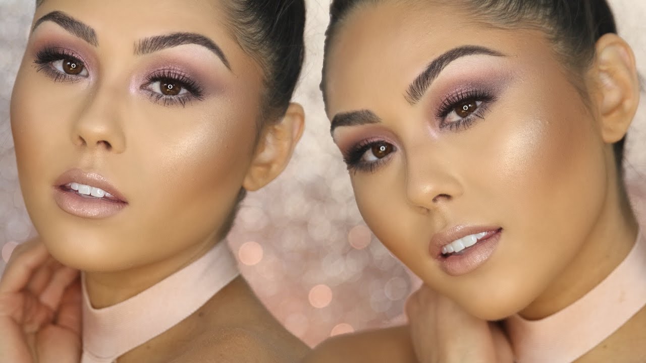 GLOWY GLAM SPRING MAKEUP TUTORIAL | Roxette Arisa