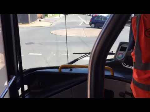 909 Parra - Bankstown from Auburn Station turning left into Park Street