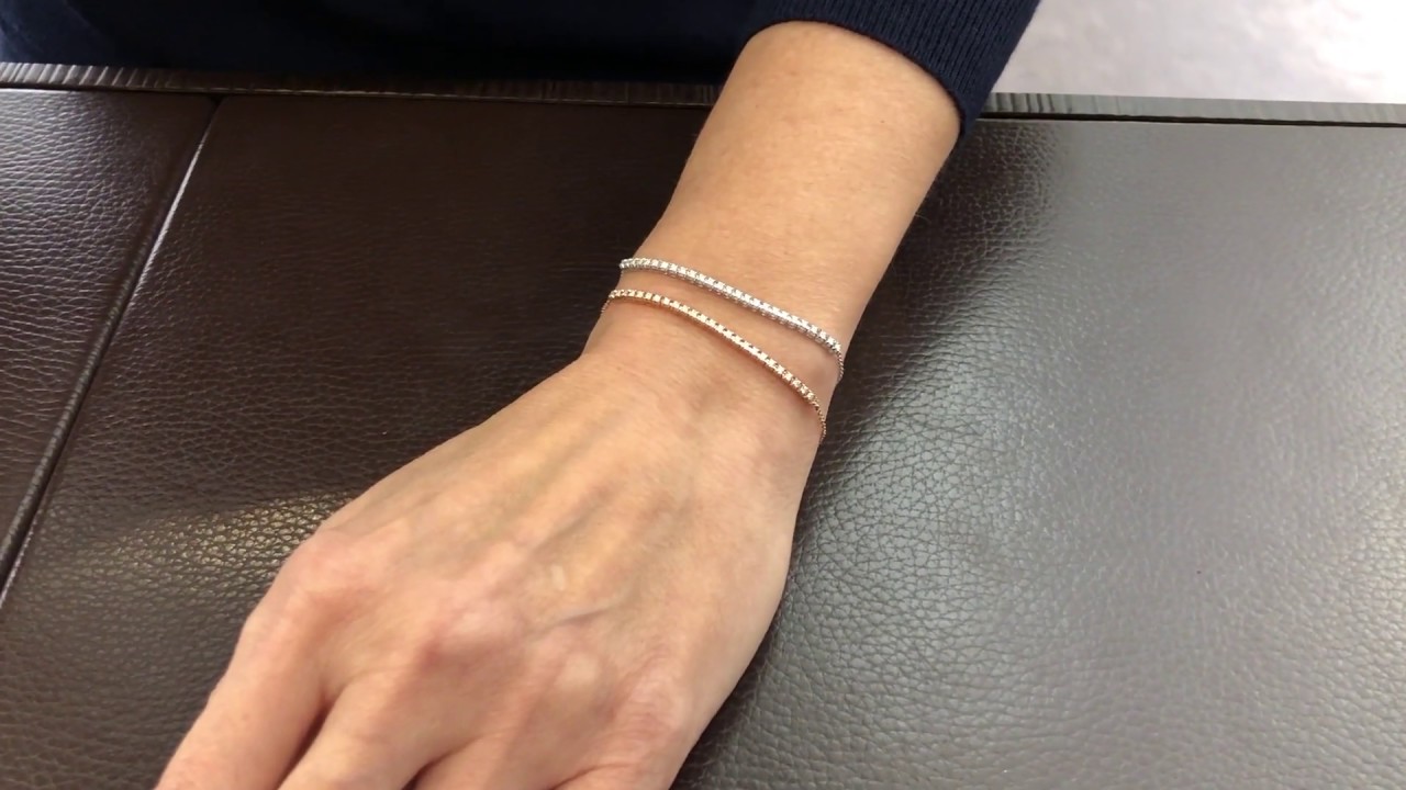 Le bracelet rivière diamants, un cadeau intemporel