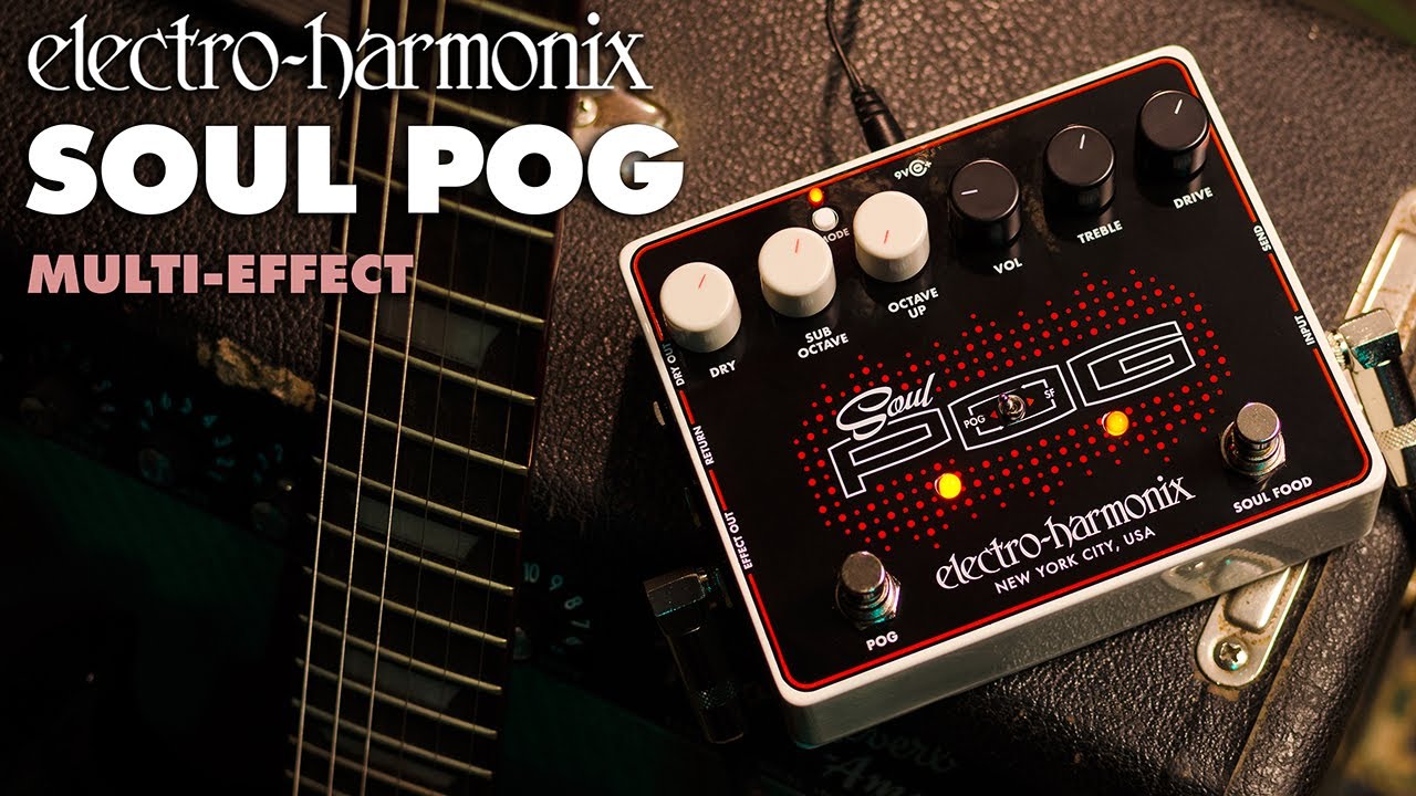 Electro Harmonix Soul POG Overdrive/Octave Effect Pedal