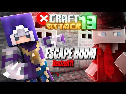 I'm playing @BastiGHG ESCAPE ROOM in CRAFT ATTACK 13 🏃🚪