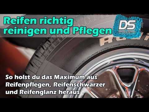 Cleaning and maintaining car tires - Using tire care, sealants, and blackeners correctly