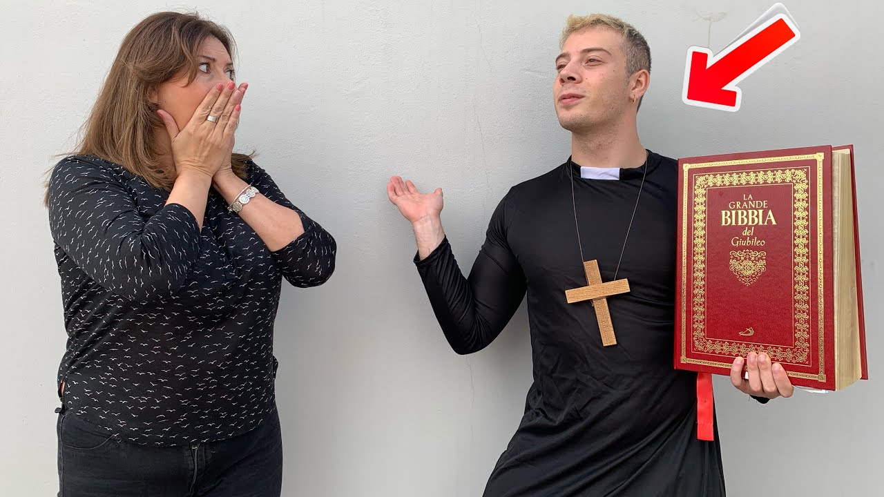 MAMMA,SONO DIVENTATO UN PRETE!! *scherzo divertente*