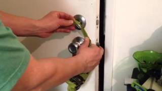 HOW TO: lock a door WITHOUT a key!!