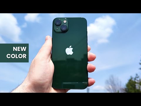 Apple iPhone 13 Green Relaxing Unboxing | Camera, A15 Bionic, Antutu, Geekbench 5