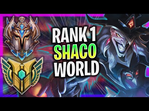 RANK 1 SHACO IN THE WORLD! | RANK 1 SHACO JUNGLE GAMEPLAY! | RANK 1 SHACO GUIDE