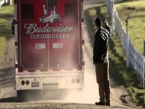 Super Bowl 2013 - Budweiser  Ad - The Clydesdales Brotherhood