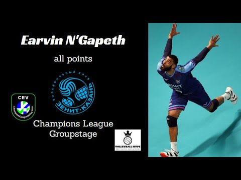 Earvin N'Gapeth - Champions League - Berlin vs Zenit-Kazan - All Points