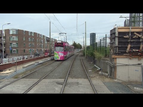HTM tramlijn 11 Scheveningen Haven - Station Hollands Spoor | GTL8 3110