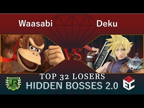 Hidden Bosses 2.0  TOP 32 LOSERS - Waasabi (Donkey Kong) vs Deku (Cloud)