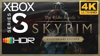 [4K/HDR] The Elder Scrolls V : Skyrim Anniversary Edition / Xbox Series S Gameplay