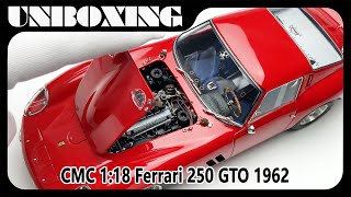 Ferrari 250 GTO  / 1:18  diecast model car by CMC / AMR UNBOXING