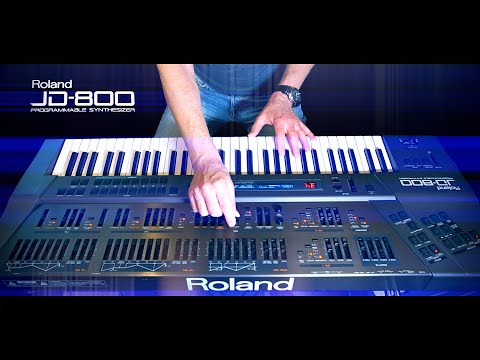 Roland JD-800 + Strings, Brass, Piano, Guitar WAVEFORM and DATA