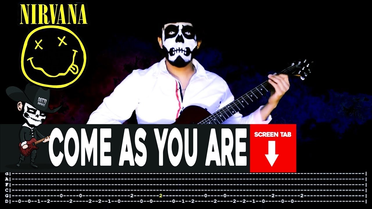 【NIRVANA】[ Come As You Are ] cover by Masuka | LESSON | GUITAR TAB